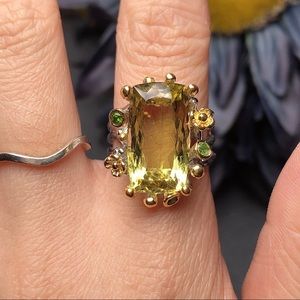‼️Clearance‼️Sterling silver lemon quartz ring